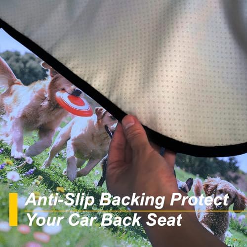 Back Seat Cover for Car Trucks Van SUV Jeep, Waterproof Rear Bench Towel Seat - Image 5
