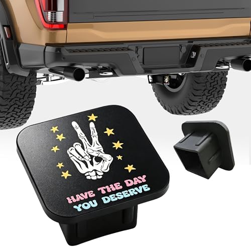 Hitch Cover Fits for 2 Inch Hitch Have the Day You Deserve Trailer Hitch Cover - Image 4