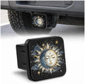 Vintage Sun and Moon Hitch Cover Receiver Tube Hitch Plug, Tool-Free Install by Unknown