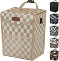 Pritent Car Trash Can with Lid Leakproof Car Garbage Bag Vehicle Trash Bin by Pritent