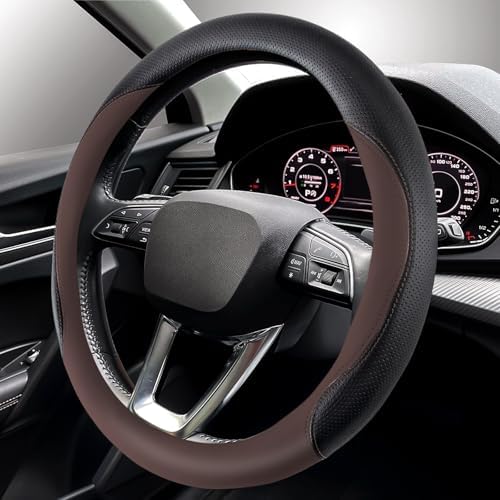 Car Steering Wheel Cover, Non-Slip Leather Protector - Image 6