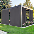 NICETOWN Patio Curtains Outdoor Waterproof Sticky Top & Back Tab Bottom by NICETOWN
