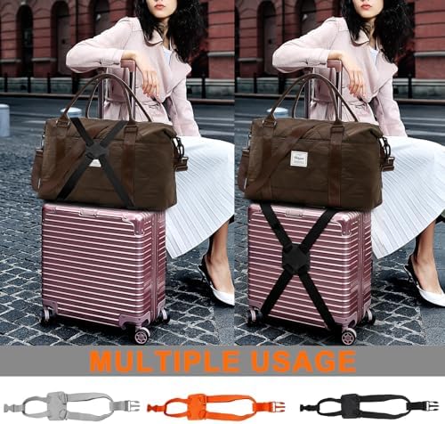 3 Pack Luggage Straps Bungee Cords, Secure Belt - Image 6