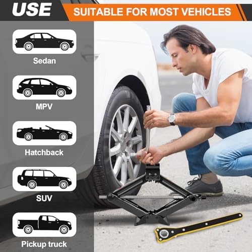 HSHa Car Scissor Jack 2 Ton Scissor Jack - Image 4