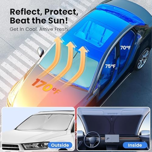 Magnelex Windshield Sun Shade for Volkswagen Golf/Rabbit/Gti/R32/MK6 2010-2014 - Image 2