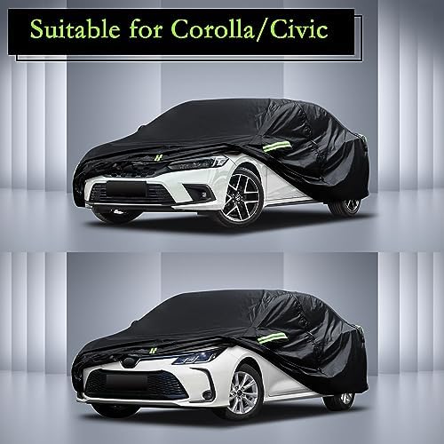 Car Cover Custom Fit for Toyota Corolla 2000-2025, Honda Civic 1991-2025 - Image 6