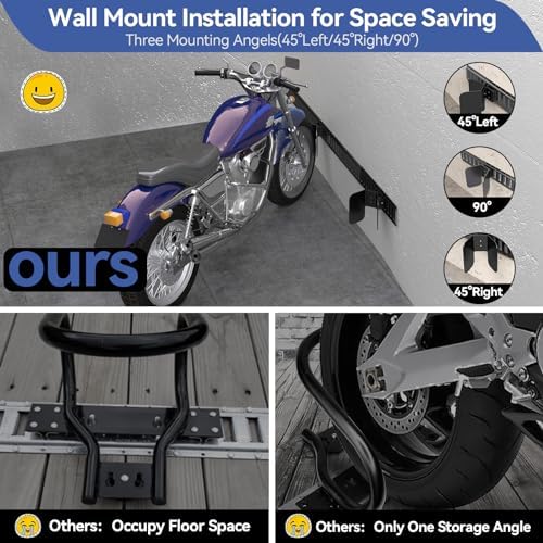 E-Track Dirt Bike Wheel Chocks, Bike and Dirt Bike in Enclosed - Image 3