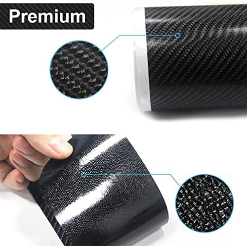4Pcs Car Door Sill Protector for Nissan Altima, Carbon Fiber Anti-Scratch Guard - Image 3