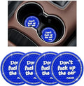 Ziciner 4 Pack Bling Car Cup Holder Coaster, 2.75 Inch Anti-Slip Auto Insert by Ziciner