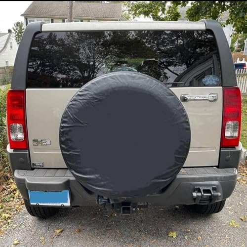 Spare Tire Wheel Cover Leather Black - Image 7