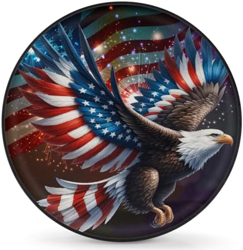 Eagle Spare Tire Cover 17in Spare Wheel Covers Tire Storage Cover by YoYoYuchong