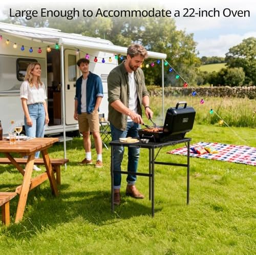 Anbte 3ft Portable Grill Table Max 29.5", 2 Adjustable Heights - Image 2