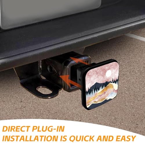 Trailer Hitch Cover, Square 2 Inch Receiver Tube Plug Cap - Image 4