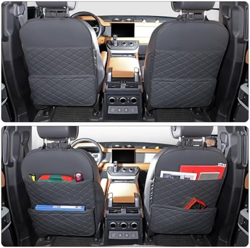 TAIKOO Seat Back Protector, Shields Seat Backs From Kicks and Adds Storage - Image 6