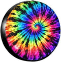 Spare Tire Cover，Tie Dye Pattern Camper Spare Tire Cover Waterproof Sun by Unknown