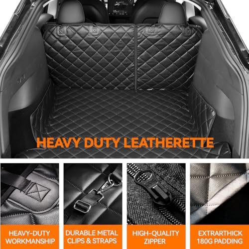 Heavy-Duty Leather SUV Cargo Liner - Image 5
