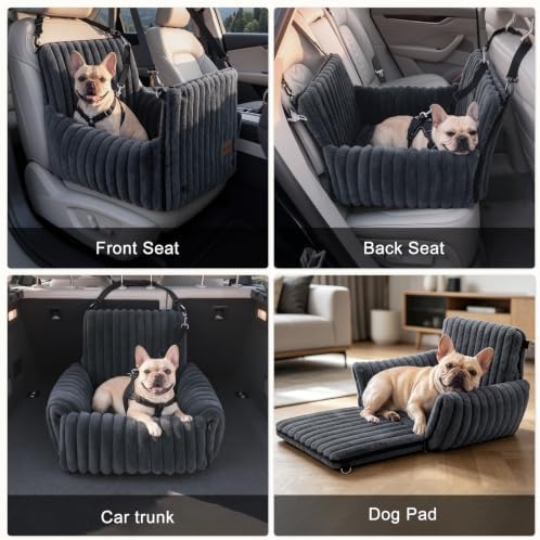 MIXJOY 6-in-1 Dog Car Seat for Small/Medium Dogs up to 23 lbs - Image 4