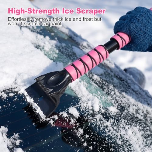 44 Inch Extendable Snow Brush for Car, Ice Scraper - Image 5