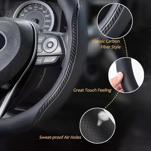 Black Steering Wheel Cover - Image 3