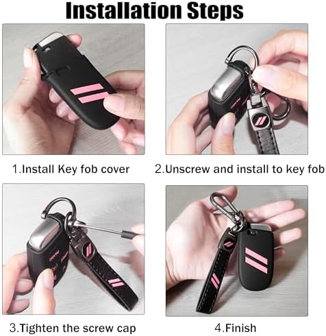 YOSRTER Key Fob Cover with Keychain - Image 6