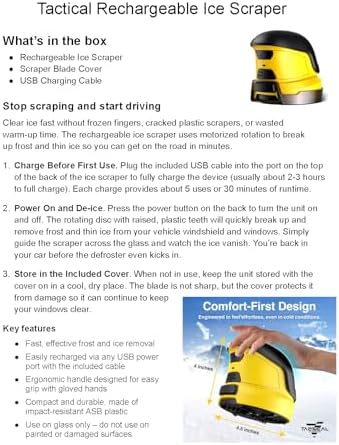 Tactical Ice Scraper Electric Ice Scrapers - Image 6