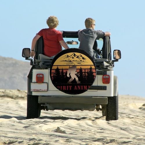 Generic Sasquatch Bigfoot is My Spirit Animal 1 Tire Covers, Dust-Proof - Image 6