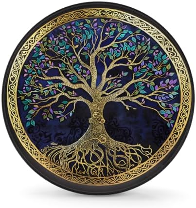 Tree of Life Colorful Leaves Spare Tire Cover Waterproof Dust-Proof Spare Wheel by Unknown