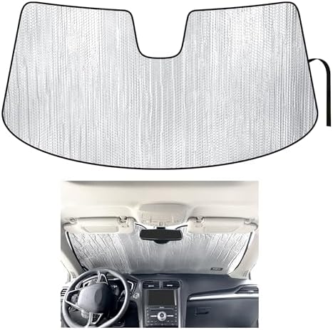 Front Windshield Sunshade Custom Fit by YelloProAutomotive
