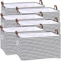 Hinwo 70L Extra Large Canvas Storage Bin by Hinwo