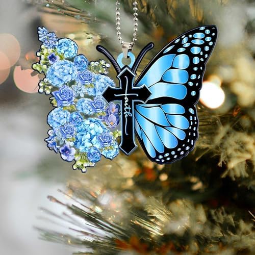 Butterfly Car Hanging Ornament, Hanging Charm Home Decoration Keepsake - Image 4