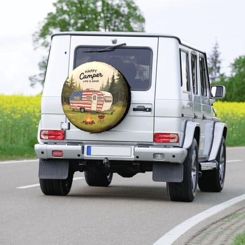 Life is Good Spare Tire Cover Weatherproof Sun Protection Dust-Proof Wheel Tire - Image 6
