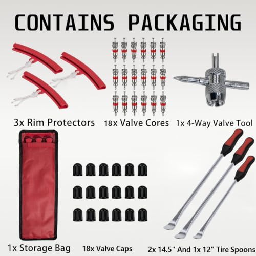 YA Lotus 44-piece Tire Spoon Set is a Premium tire Changing Tool kit Suitable - Image 2