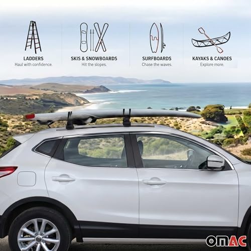 OMAC 19" Roof Pad for Surfboard Kayak Canoe Cross Bar Protector Carrier - Image 2