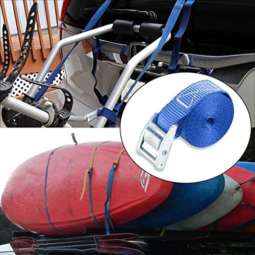 Cartman 1" x 12 ft Lashing Straps, 8 Pack, 600 lb Break Strength - Image 6