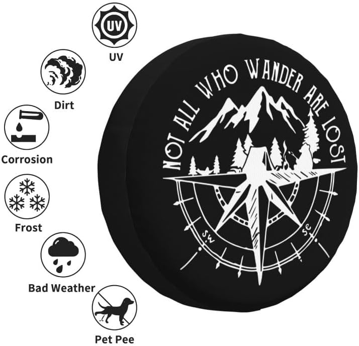 Compass Rose Spare Tire Cover - Image 2