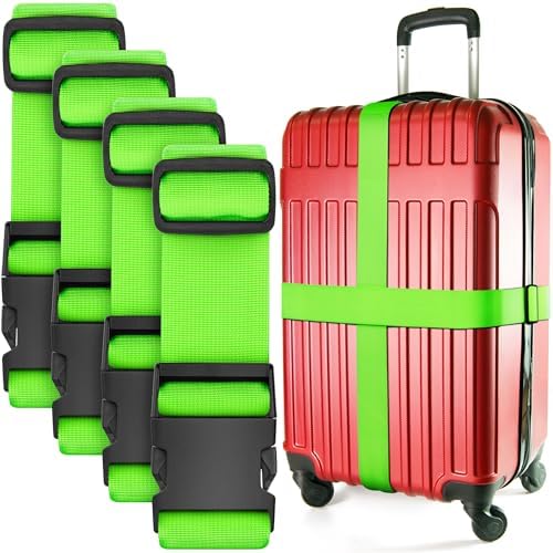 Luggage Straps for Suitcases by BlueCosto