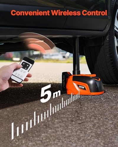 VEVOR Electric Car Jack Wireless 5 Tons, Cordless Remote Control Hydraulic - Image 5