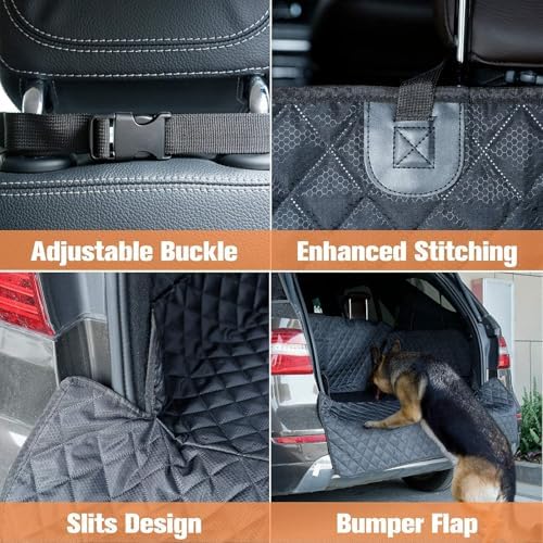 SUV Cargo Liner for Dogs with Bumper Flap Protector for Subaru Outback 1995-2026 - Image 5