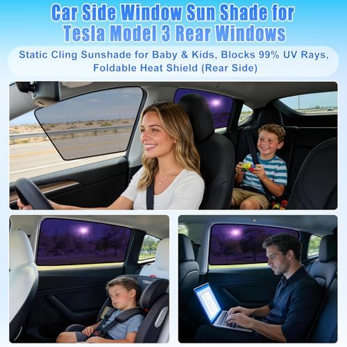 ZATOOTO Tesla Model 3 Window Shade - Image 3