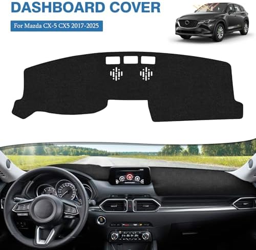 FIILINES Dash Cover for 2017-2025 Mazda CX-5 CX5, Dashboard Mat Exact Fit for - Image 2