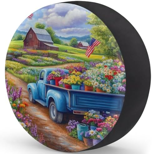 Garden Spare Tire Cover 17in Spare Wheel Covers Tire Storage Cover - Image 2
