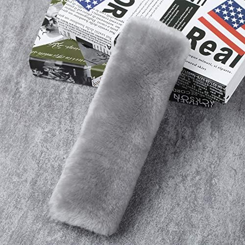 Soft Genuine Sheepskin Wool Auto Seat Belt Cover Seatbelt Shoulder Pad - Image 3
