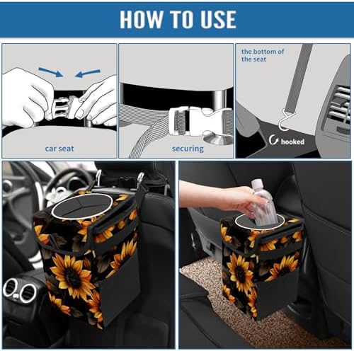 Car Trash Can – Multi-Purpose, Lightweight and Portable - Image 7