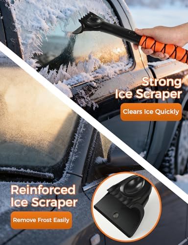 BFONS 41" Ice Scrapers for Car Windshieldand Extendable Snow Brush - Image 5