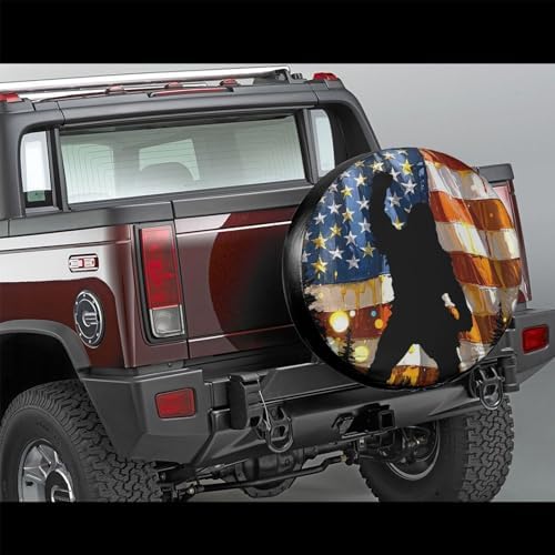 American Flag Spare Tire Cover Wheel Protectors - Image 6