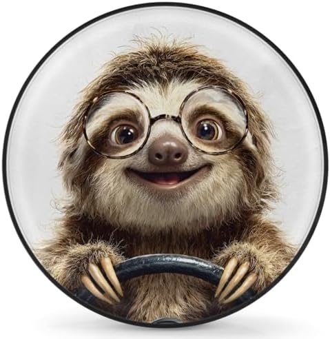 Funny Spare Tire Cover Waterproof Dust-Proof Spare Wheel Covers by Unknown