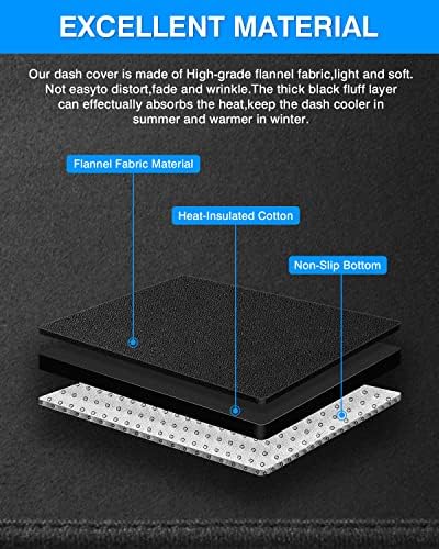 Autorder Dashboard Cover Mat for Nissan Frontier 2022-2025 2026 Accessories - Image 6
