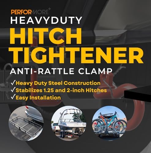 Performore Hitch Tightener Anti Rattle Stabilizer - Image 2