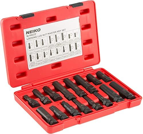 Neiko 02457A Lug-Nut Key Set, Wheel-Lock Removal Tool Kit - Image 2