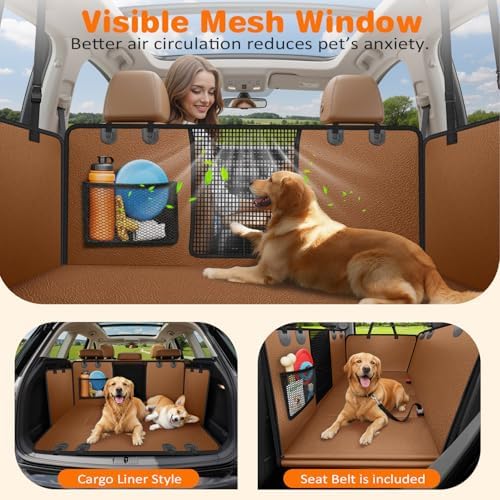 URPOWER PU Leather Hard Bottom Dog Seat Cover - Image 4